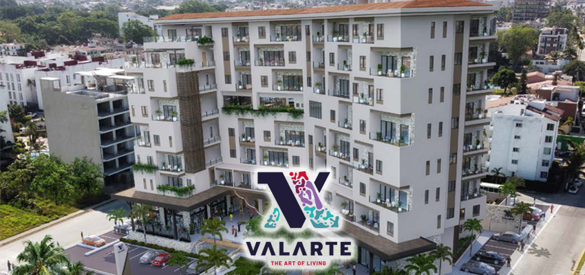 VALARTE

PREVENTA DE CONDOMINIOS

Experimente la última ascensión en excelencia arquitectónica y diseño contemporáneo en Valarte, la nueva clase de desarrollo residencial de lujo del renombrado desarrollador GRUPO GOVA para una vida urbana viable. La innovadora torre con su entorno verde es un equilibrio intencionado de funcionalidad y elegancia dentro de la vibrante y prometedora comunidad de Versalles y Fluvial, en el corazón de Puerto Vallarta. Este nuevo y emocionante desarrollo residencial de 95 unidades cuenta con una variedad de planos de casas contemporáneas que van desde estilo loft, estudio y unidades de uno a tres dormitorios, con vistas variadas al jardín, la montaña, la ciudad o el océano. Las numerosas comodidades comunes se integran a la perfección en los múltiples niveles del edificio, centrándose en espacios sociales para familias e individuos por igual.

El diseño moderno de Valarte brinda una oportunidad de inversión absolutamente única en uno de los vecindarios de más rápido crecimiento de Puerto Vallarta.

Las amenidades de estilo de vida únicas de Valarte incluyen:


	Área de salón y piscina de borde infinito de gran tamaño
	Gimnasio
	Instalaciones de coworking y conferencias
	Cine de 16 asientos
	Área de recreación al aire libre
	Galería de Arte y Espacios Comerciales
	Centro de usos múltiples en la azotea
	Área de exhibición

