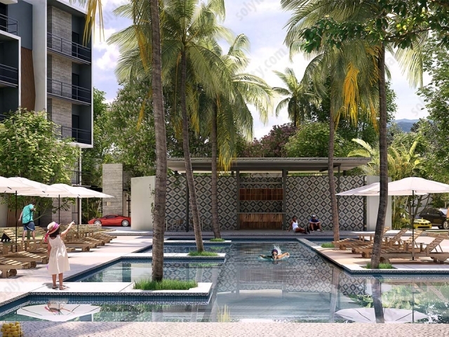 Tipo 4 de Condominios en Preventa - Bambu Residencial.

Este desarrollo también  cuenta con áreas verdes, además de alberca, canchas y también casa club para que disfrute  de los beneficios de su propiedad, además se encuentra a solo 5 minutos de la playa y muchos otros lugares de interés de la zona, por lo tanto, una excelente ubicación para vivir.

Características :


	Construcción desde: 89 M2
	2 recámaras
	2 baños
	Sala
	Comedor
	Cocina
	Terraza


Exterior:


	4,000 m2 de áreas verdes
	Alberca
	Cancha de usos múltiples
	Casa Club
	Estacionamiento
	Caseta de seguridad
	Vigilancia las 24 horas


Contrata con nosotros tu paquete de acabados
