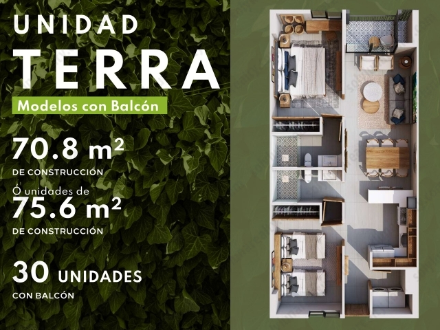 Modelo TERRA Balcon


	2 Recamaras
	2 Baños
	Balcon
	Cocina Integral
	Sala Comedor
	Área de Lavado


Solo 30 unidades.

HABITAT

Fluvial Vallarta

82 UNIDADES
TORRE DE 4 NIVELES DE DEPARTAMENTOS
LOCALES COMERCIALES

EDIFICIO INTELIGENTE

Un espacio preparado para el futuro. Controla tu hogar desde tu smartphone, tablet o PC con estos accesorios y dispositivos.

ÁREAS COMUNES
TODO LO QUE NECESITO ESTÁ AQUÍ.


	Infinity Pool
	Bar Lounge
	Terraza Bar Lounge
	Gimnasio
	Zona Wifi
	Área de BBQ
	Pet Park
	Área Infantil
	Fire Pit
	Asoleaderos


Hasta un 15% de Descuento *

Enganches de 80%, 50% y 30% *

Entregas a 18 meses *
