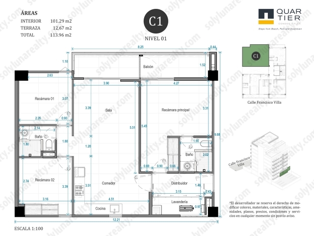 QUARTIER Lock Off 2BED | Olimpica - Puerto Vallarta - Jalisco