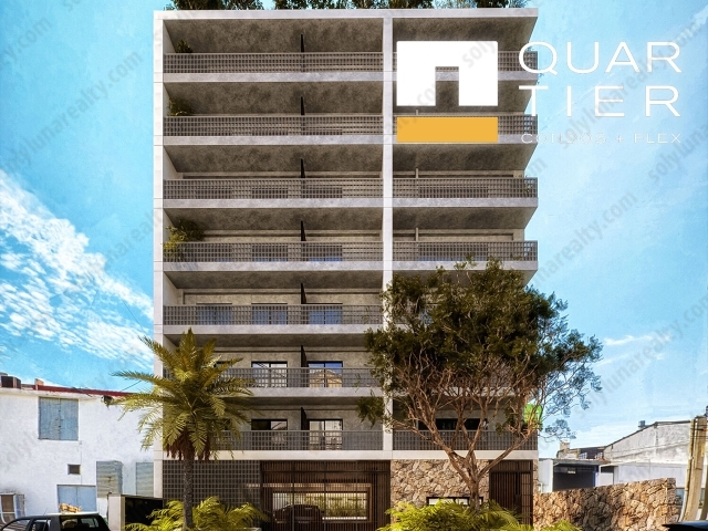 QUARTIER - Condominios Lock Off

MODELO STUDIO


	C-1
	1226.65 ft2
	2 Bed + Lock Off Unit + 2 Bath
	113.96 m2
	Precio de Lista $422,000 USD


Quartier · Condos + Flex no solo ofrece comodidad y estilo, sino que también se encuentra en la ubicación perfecta en Puerto Vallarta, lo que lo convierte en el lugar ideal para experimentar el auténtico estilo de vida de este destino paradisíaco.

26 departamentos dividido en 2, uno ve hacia la Av. Francisco Villa y otro con vista interior.

13 son estudios de una recámara, y bajo el concepto lock-off; 6 de 2 recámaras y 7 son departamentos de 3 recámaras.

AMENIDADES

La vida en la playa se combina a la perfección con la comodidad de la vida urbana. Nuestro desarrollo ha sido diseñado meticulosamente para mejorar la calidad de vida de nuestros futuros residentes, prestando atención a cada detalle.


	Amplias Terrazas en cada unidad. 
	Área de Picina en el Roof
	Área Social con vista


FORMAS DE PAGO

Plan 1


	30% / 60% / 10%
	5% de Descuento


Plan 2


	50% / 40% / 10%
	10% de Descuento


Plan 2


	90% / 10%
	​20% de Descuento


UBICACIÓN

Ubicado estratégicamente en la colonia Olímpica de Puerto Vallarta, Quartier contempla 8 niveles de 26 departamentos más un espectacular rooftop con hermosas vistas hacia el mar y la ciudad.

A solo 10 min de caminada al Centro de Vallarta, Playa Camarones y a 5 min en coche al Malecon de Puerto Vallarta.
