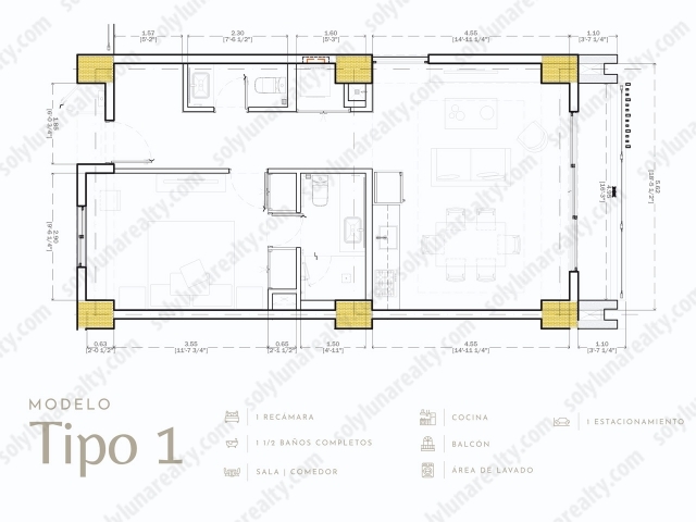 BALICA Tipo 1 | Los Tigres Residencial - Bahia de Banderas - Nayarit