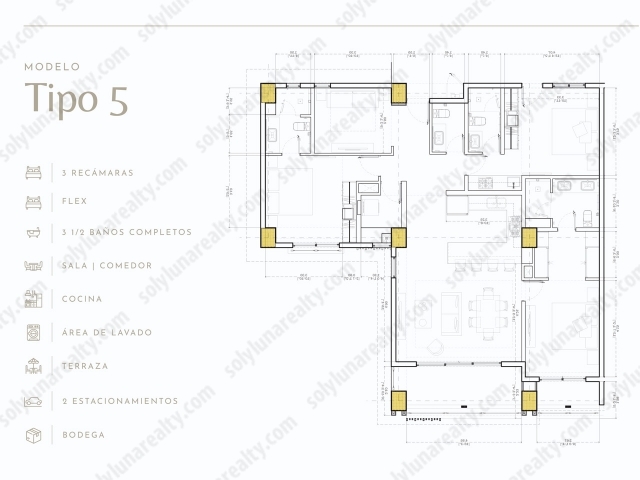 BALICA Tipo 5 | Los Tigres Residencial - Bahia de Banderas - Nayarit