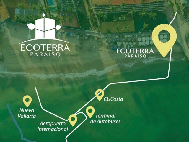 Depa con Alberca | Ecoterra Paraiso - Puerto Vallarta - Jalisco