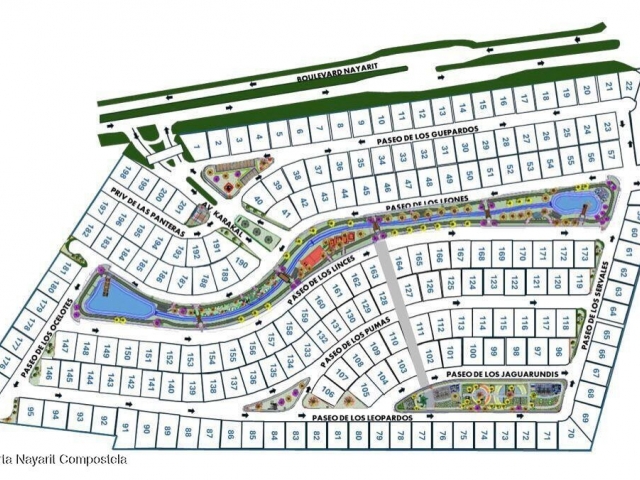 TERRENO EN VENTA EN RESIDENCIAL KARAKAL
Lote 182 | Nuevo Nayarit, Riviera Nayarit
Precio de oferta: $4,300,000 MXNSuperficie: 331.78 m&sup2;
Una excelente oportunidad para construir una residencia a tu medida dentro de&nbsp;Karakal by Paradise Village, uno de los desarrollos residenciales privados de Nuevo Nayarit.
El&nbsp;Lote 182&nbsp;cuenta con una superficie de&nbsp;331.78 m&sup2;&nbsp;y tiene una ubicaci&oacute;n especialmente atractiva dentro del desarrollo: se encuentra sobre una&nbsp;calle privada, brindando un entorno de mayor tranquilidad y privacidad.
Uno de sus principales atributos es su posici&oacute;n&nbsp;frente al punto donde termina el peque&ntilde;o lago interior del desarrollo, caracter&iacute;stica que le aporta un entorno agradable y lo diferencia de otros terrenos dentro de Karakal.
AMENIDADES
Karakal fue dise&ntilde;ado para ofrecer un estilo de vida residencial que combina seguridad, deporte, naturaleza y convivencia familiar. Entre sus amenidades destacan:

Club deportivo
Alberca
Jacuzzi
Gimnasio
Canchas de tenis
Canchas de p&aacute;del
Salones de yoga y spinning
Lago y r&iacute;o artificial
&Aacute;reas verdes
&Aacute;rea de juegos infantiles
&Aacute;rea de asadores
Espacios para ejercicio al aire libre
Parque para mascotas
Acceso controlado y seguridad

UBICACI&Oacute;N ESTRAT&Eacute;GICA
Karakal se encuentra sobre&nbsp;Boulevard Nayarit, dentro de una de las zonas residenciales con mayor desarrollo de Nuevo Nayarit.
Su ubicaci&oacute;n permite estar a pocos minutos de&nbsp;VidantaWorld, campos de golf, Marina Nuevo Nayarit, playas, restaurantes, centros comerciales y diferentes servicios.
La combinaci&oacute;n de desarrollos residenciales de alto nivel, infraestructura tur&iacute;stica, campos de golf y proyectos de entretenimiento convierte a esta zona de Riviera Nayarit en una ubicaci&oacute;n especialmente atractiva tanto para vivir como para invertir.